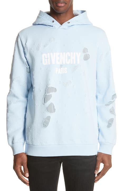 givenchy mens sweater blue orange|givenchy men's destroyed hoodie.